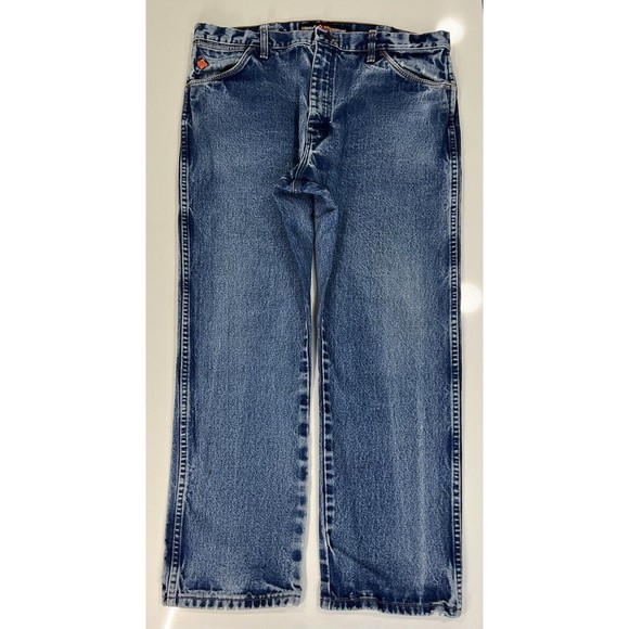 Wrangler FR Flame Resistant FR13MWZ Original Fit Jeans Mens 38x30 - Picture 1 of 11
